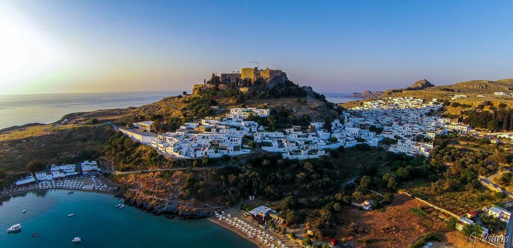 Villa Eftihia In Lindos Buitenkant foto