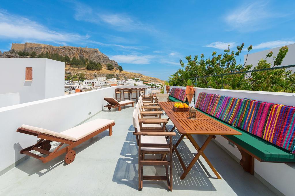 Villa Eftihia In Lindos Buitenkant foto